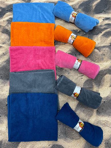 Turuncu Mikrofiber Plaj Havlusu