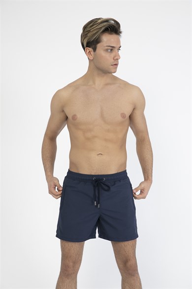 Lacivert Standart Boy Erkek Mayo Deniz Şortu 