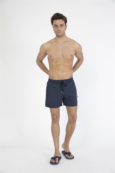 Lacivert Standart Boy Erkek Mayo Deniz Şortu 