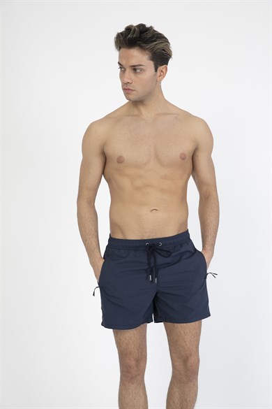 Lacivert Standart Boy Erkek Mayo Deniz Şortu 