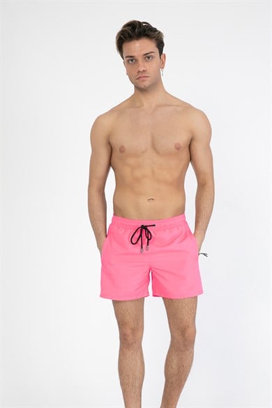 Pembe Standart Boy Erkek Mayo Deniz Şortu 