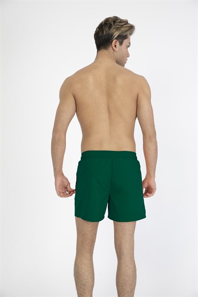 Yeşil Standart Boy Erkek Mayo Deniz Şortu 