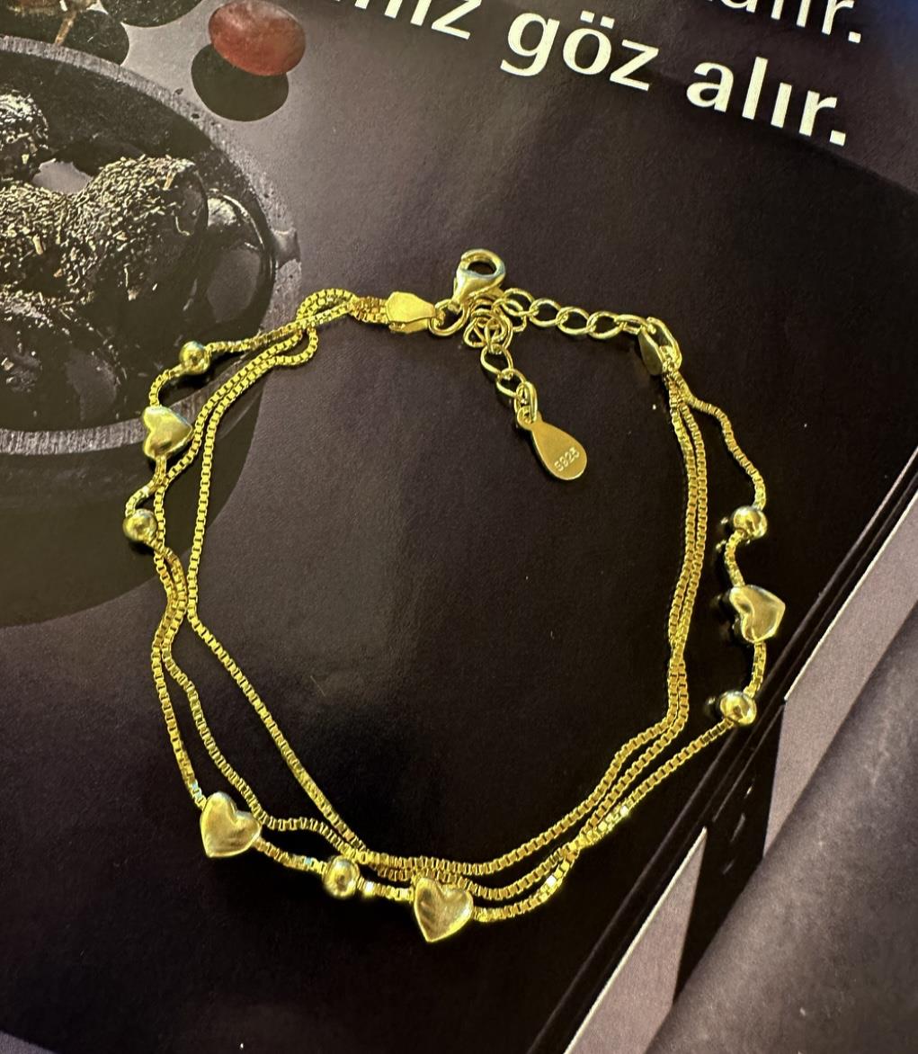 ÜÇ SIRA KALP BİLEKLİK