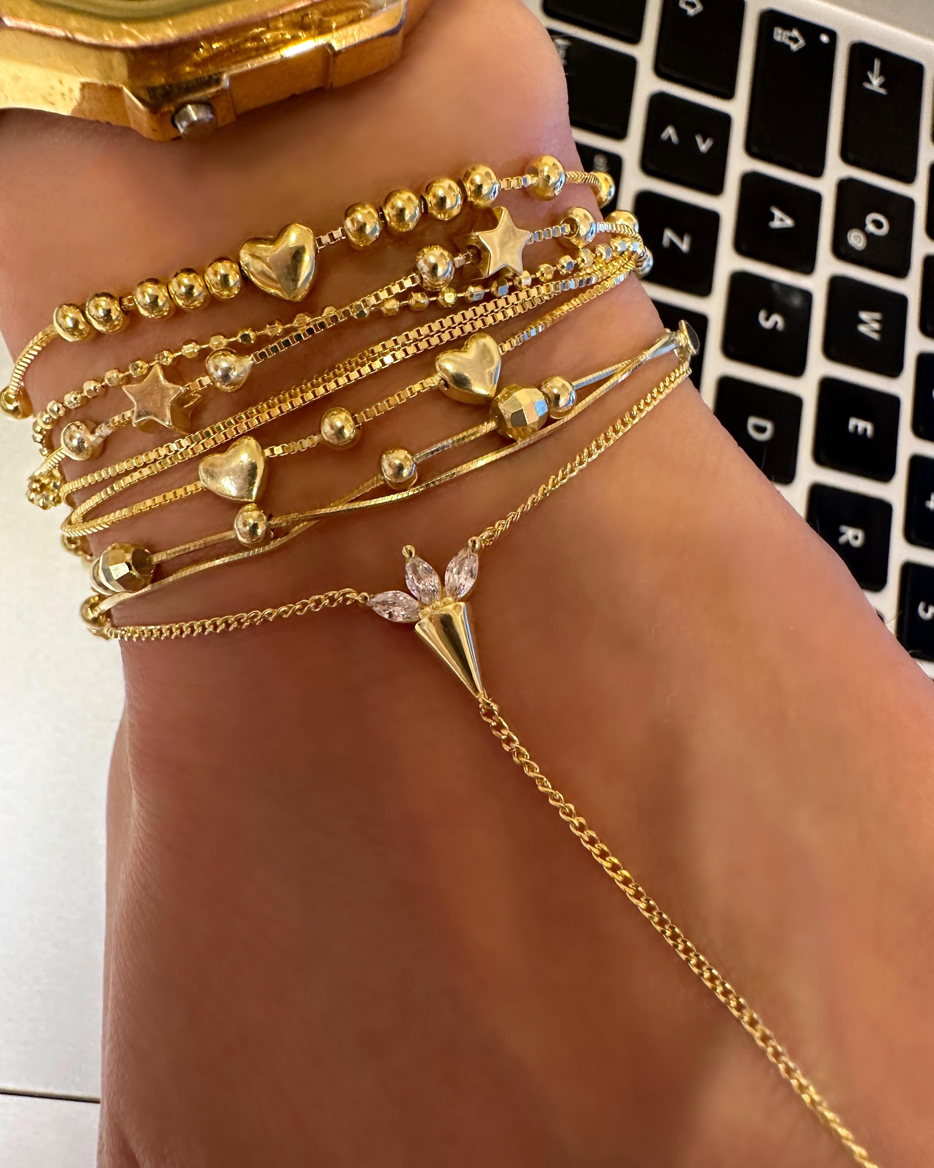 ÇİFT SIRA TOPÇUK BİLEKLİK