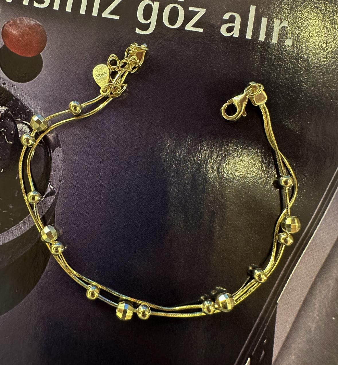 ÇİFT SIRA TOPÇUK BİLEKLİK