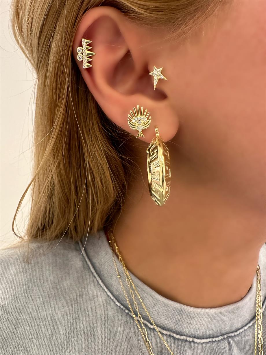 ÇİFT TAŞLI MIZRAK PİERCİNG