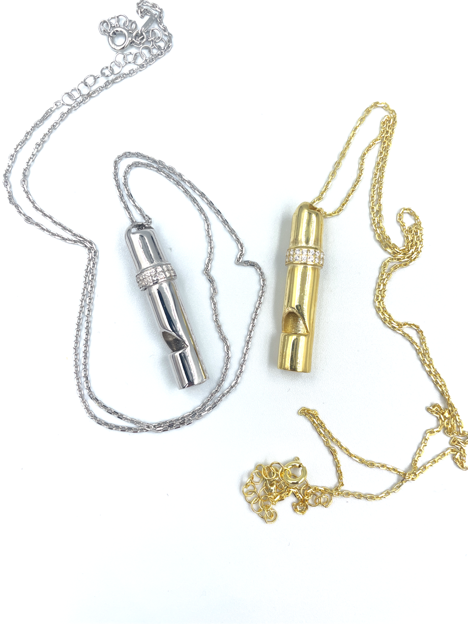 TAŞLI DÜDÜK KOLYE