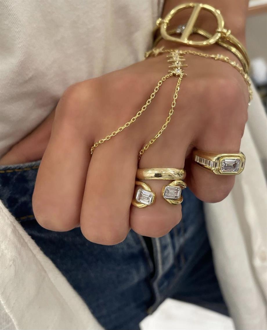 TEK BAGET SERÇE YÜZÜK