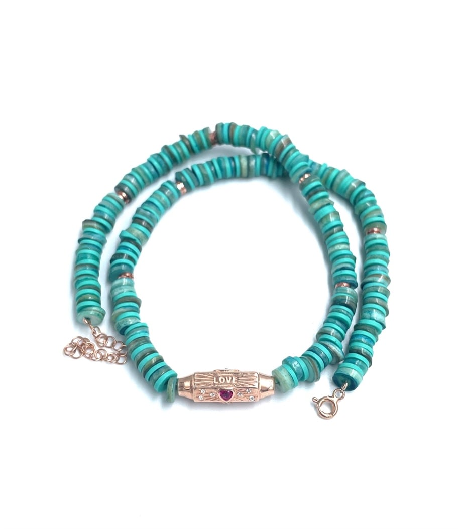 YEŞİL PRİZMA KOLYE