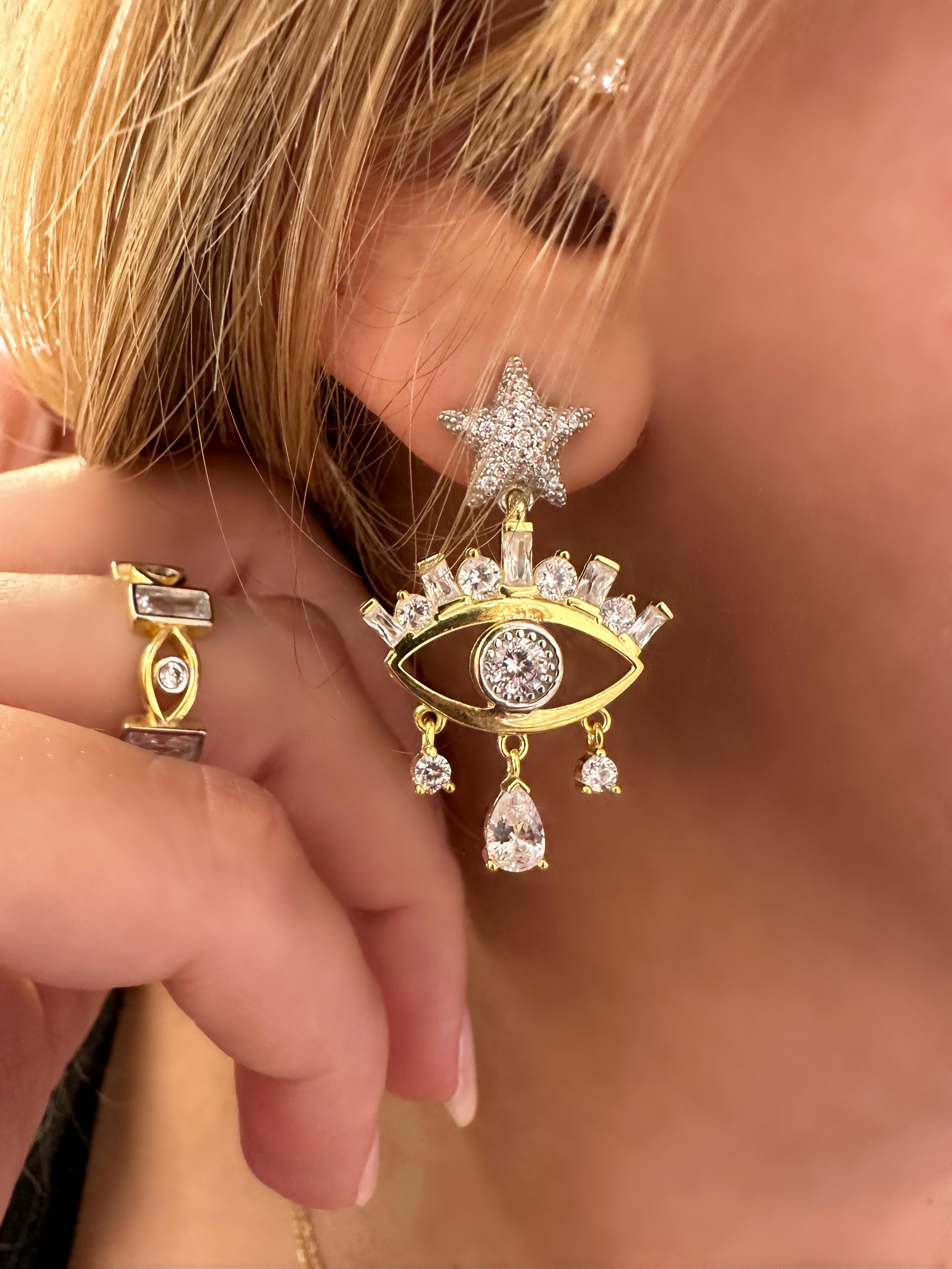 YILDIZ DETAY GÖZ KÜPE