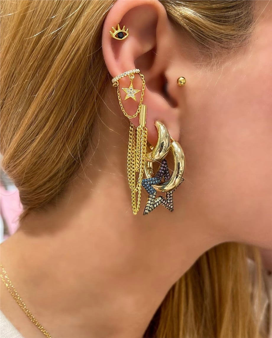 YILDIZ ZİNCİR EARCUFF