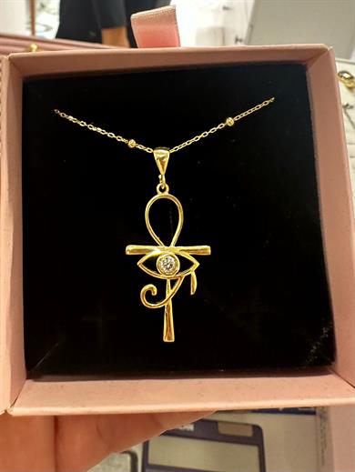 ANKH & RA GÖZ KOLYE