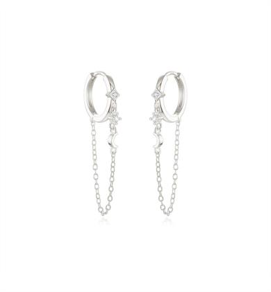 AY DETAY ZİNCİR KÜPE