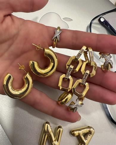 ÇARPI DETAY YÜZÜK