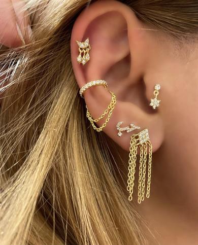 ÇİFT ZİNCİR EARCUFF