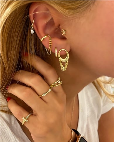 ÇOKLU ZİNCİR HOOP KÜPE