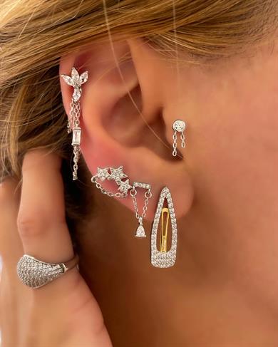 FLOWER ZİNCİRLİ PİERCİNG