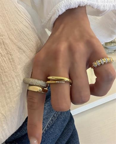 FULL DÜZ GOLD SHAPE YÜZÜK