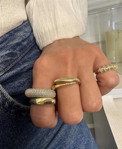 FULL DÜZ GOLD SHAPE YÜZÜK