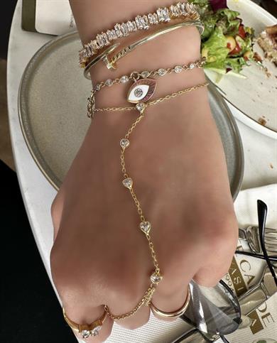 KAHVERENGI GÖZ BİLEKLİK