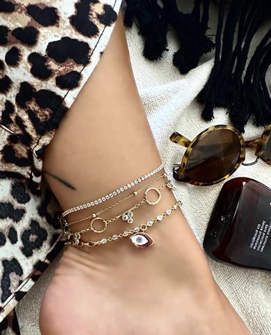 KAHVERENGİ GÖZ ZİNCİR HALHAL