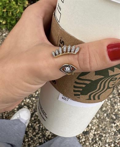 KİRPİKLİ GÖZ YÜZÜK