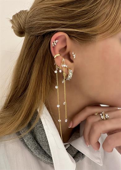 KRİSTAL ZİNCİR EARCUFF