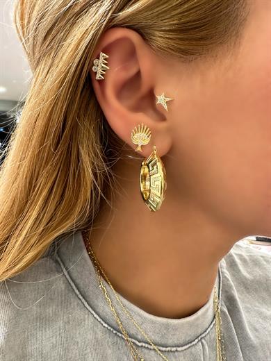 LABİRENT HALKA KÜPE