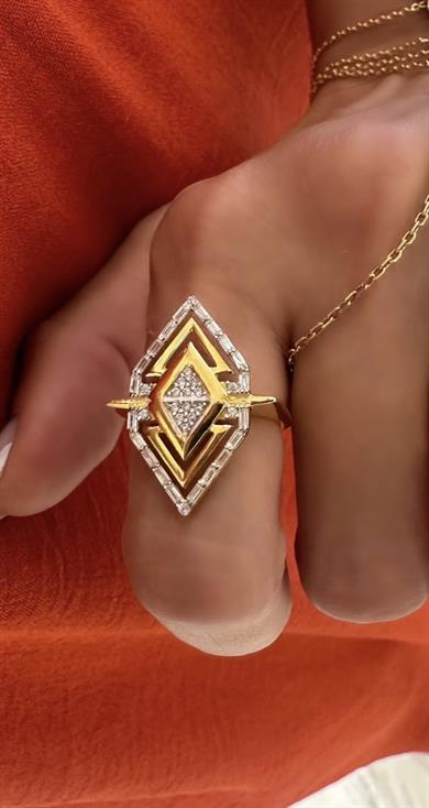 MER BAKLAVA MODEL YÜZÜK