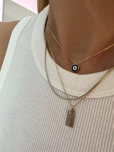 MİNİ ÇİFT TARAFLI NAZAR KOLYE