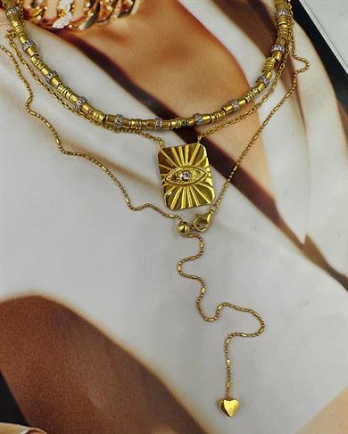 MİNİ KALP ASANSÖR KOLYE