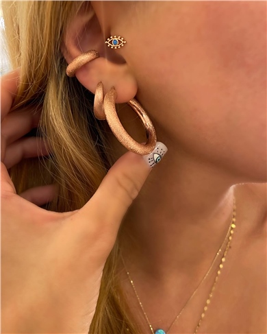 MİNİ MAT HOOP KÜPE