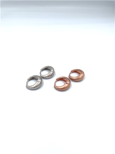 MİNİ MAT HOOP KÜPE