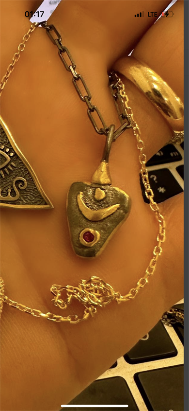 MİST AY YILDIZ KOLYE