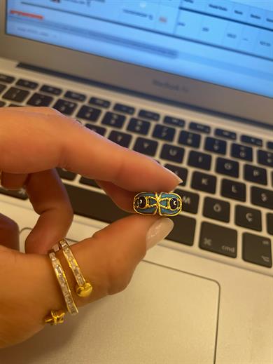 NAZARLI CAM BONCUK KOLYE UCU