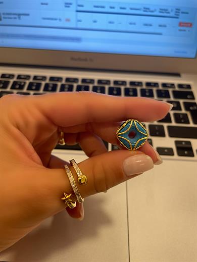 NAZARLI CAM BONCUK KOLYE UCU