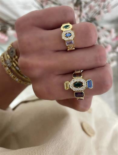 RAİNBOW BAGET YÜZÜK