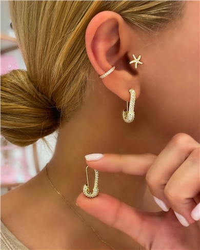 TAŞLI ÇENGEL KÜPE