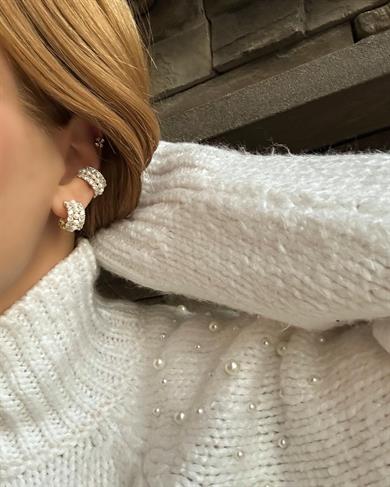 TAŞLI İNCİ EARCUFF