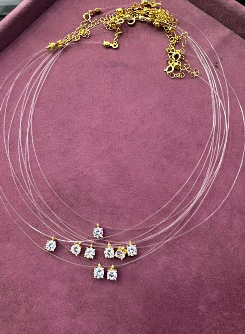 HAYALET TEK TAŞ KOLYE