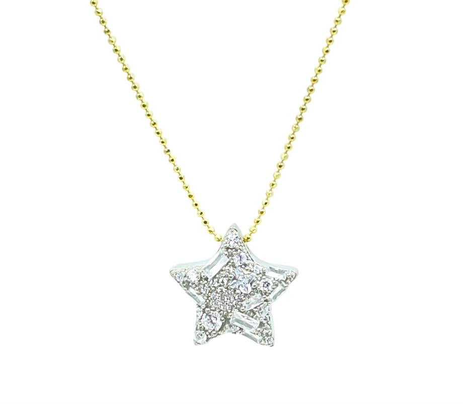 KIRIK TAŞ YILDIZ KOLYE