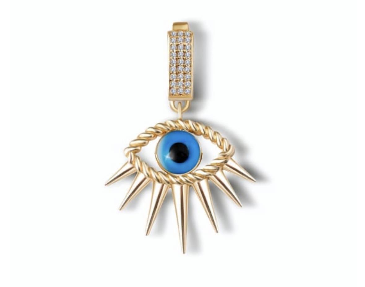 KİRPİKLİ GÖZ KOLYE UCU