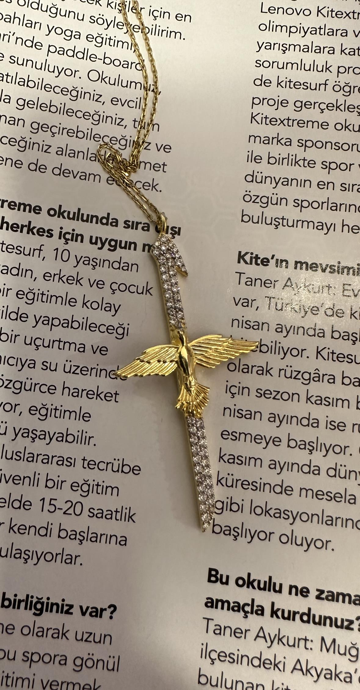 MELEK & KILIÇ KOLYE (BÜYÜK BOY)