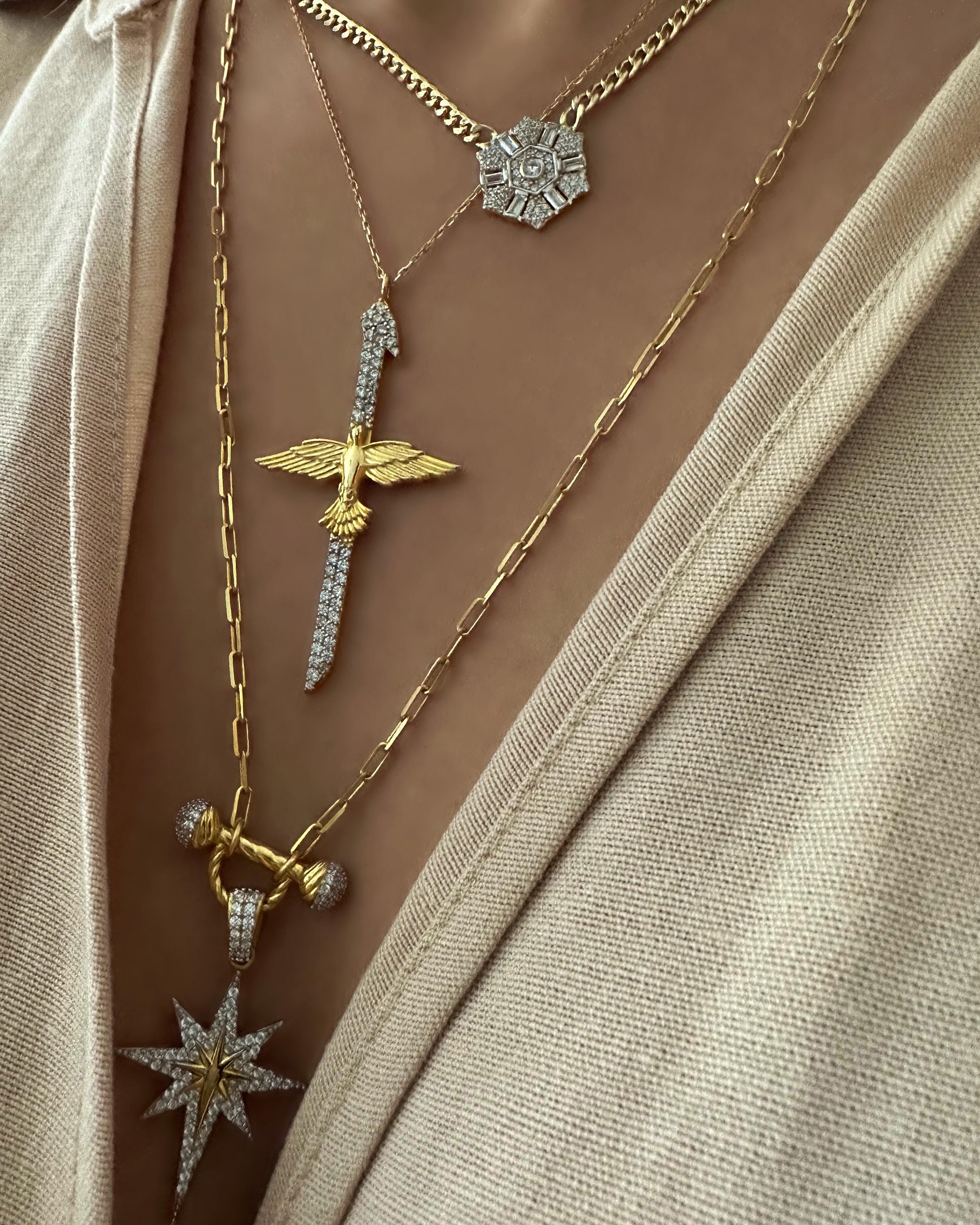 MİLLA ALTIGEN ZİNCİR KOLYE