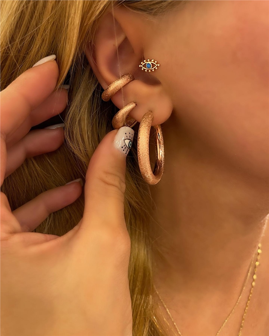 MİNİ MAT HOOP KÜPE