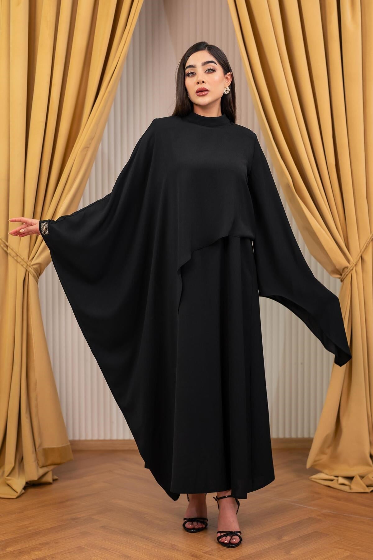 Tunik Elbise İkili Takım Siyah