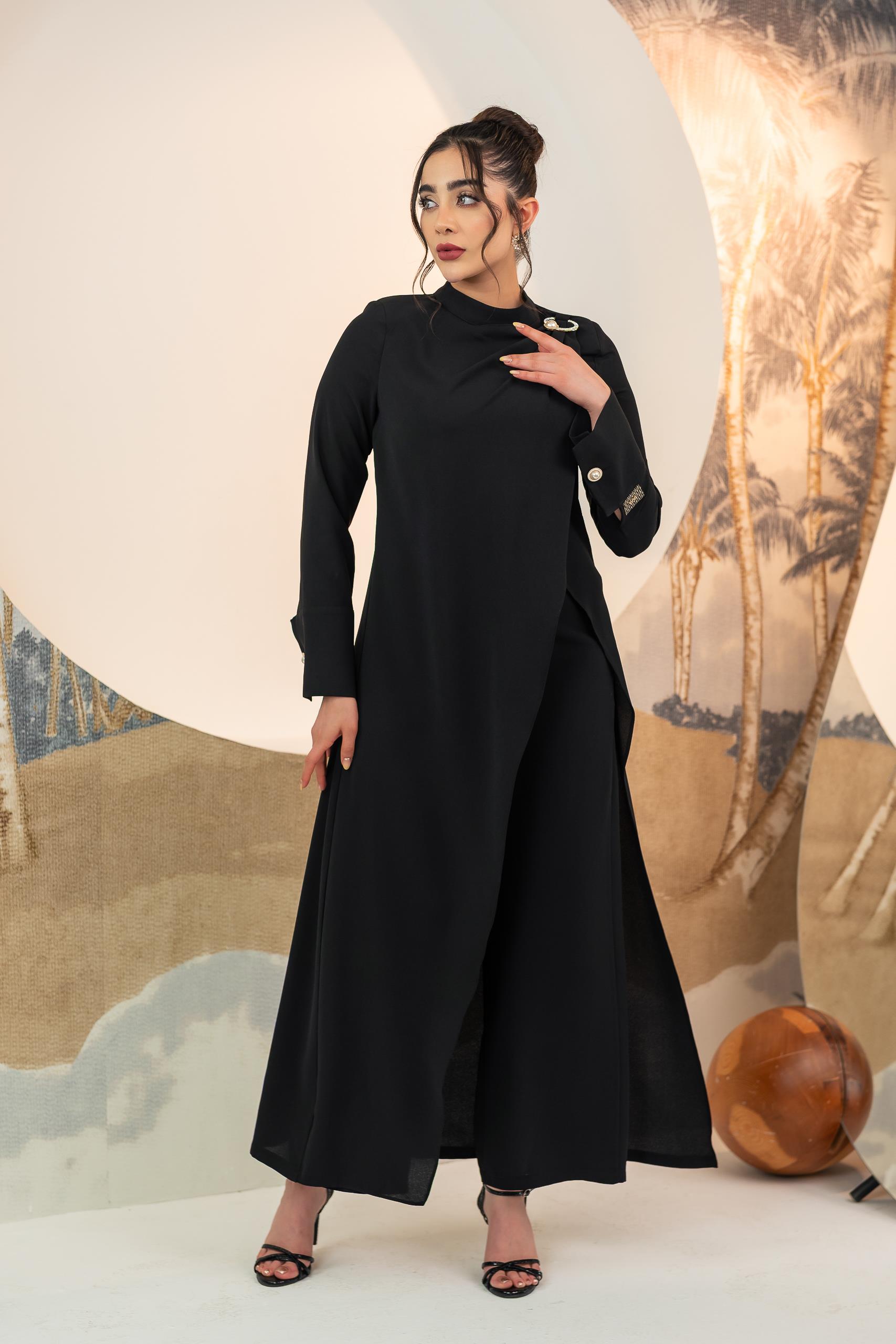 Tunik Pantolon İkili Takım Siyah