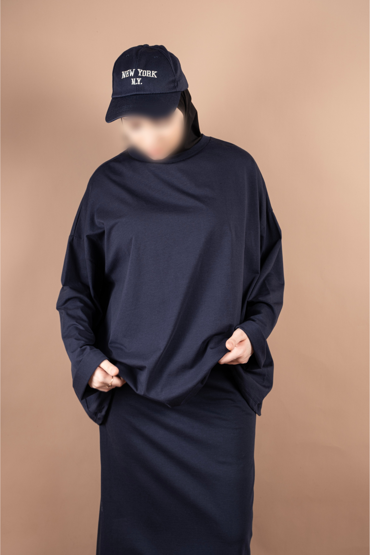 GENİŞ UZUN KOL OVERSIZE TSHIRT 25541