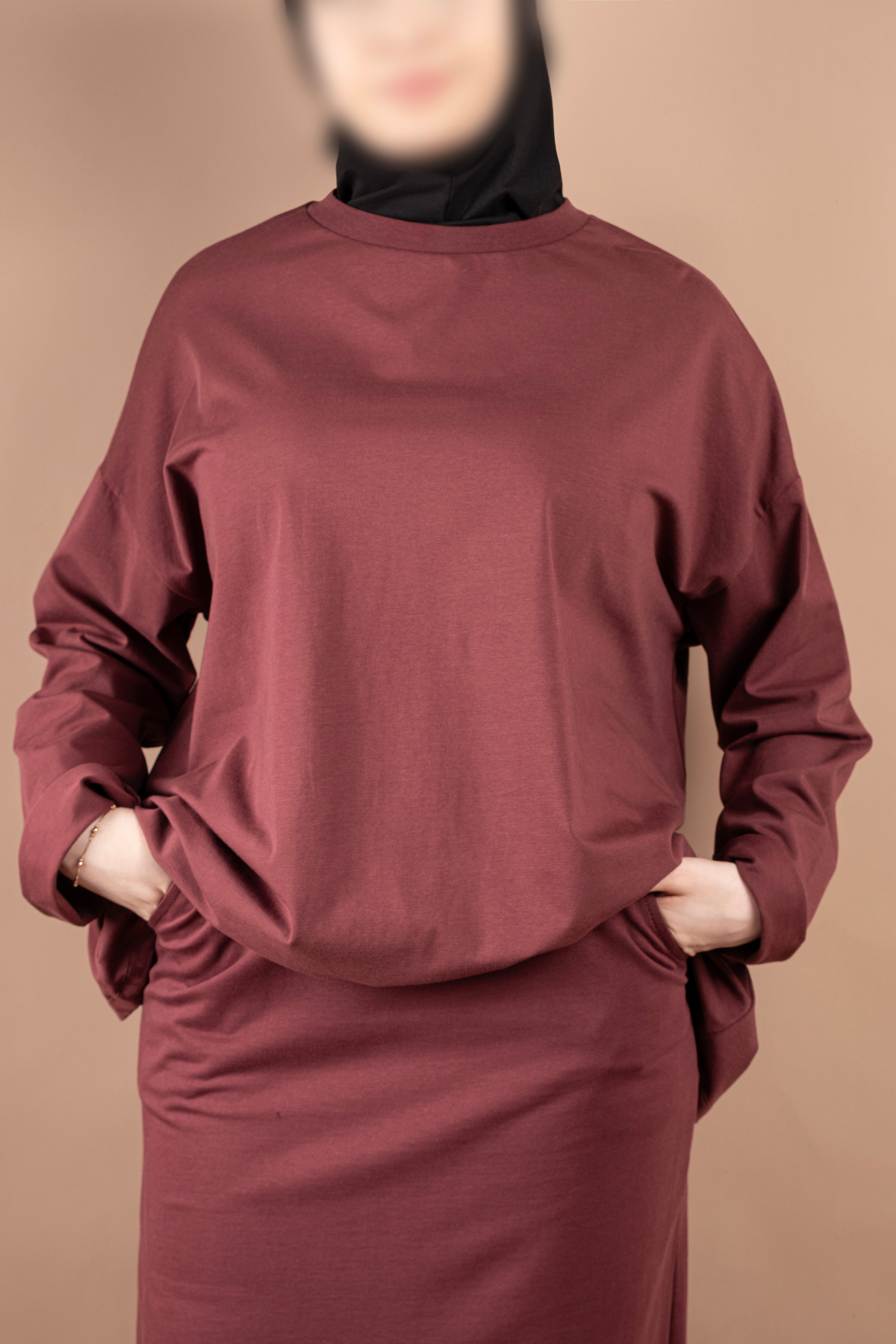 GENİŞ UZUN KOL OVERSIZE TSHIRT 25541