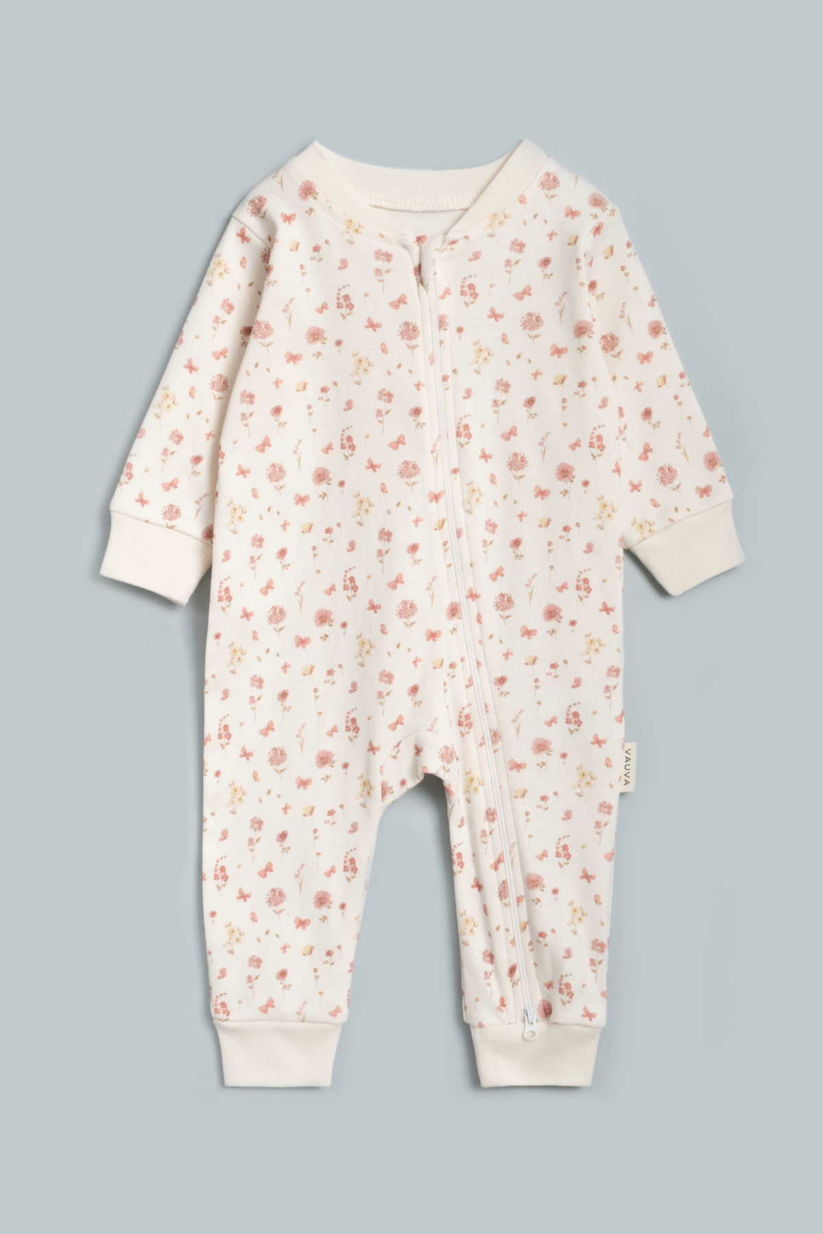 Kız Erkek Bebek Tulumu Uzun Kollu Fermuarlı Pijama Tulum Baskılı Uyku Tulumu